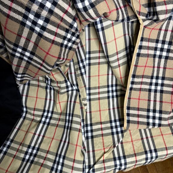 Burberry Black Mens 48 L Sher 3050 Car Coat Detachable Wool Novacheck Liner - Picture 8 of 16